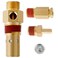 Hromee Air Compressor Replacement Components Brass 12 Inch MNPT Compressor in Tank Check Valve Kit with Three Different Unloader Tube Fittings 20 SCFM 4 Pieces