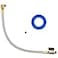 Kbrotech Extended Tank Drain Valve Assembly Kit Flexible Braided Steel Tube 15 inch 14 Inch NPT Pipe Fitting for Air Compressor
