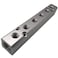 NACX 6 Way Pneumatic Manifold Air Distribution Block G12 Supply Port G14Inch Output Port Aluminum Alloy
