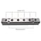 NACX 6 Way Pneumatic Manifold Air Distribution Block G12 Supply Port G14Inch Output Port Aluminum Alloy