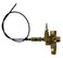PRO-EDGE INDUSTRIAL PNEUMATICS AND CONTROLS 12 NPT Top Inlet Unloader Pilot Check Valve All in One plus Throttle Control Cable for 65HP Gas air Compressors and Below 095125 PSI 36 Throttle Control Cab