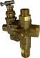 PRO-EDGE INDUSTRIAL PNEUMATICS AND CONTROLS 12 Compression Top Inlet for Copper Tubing Combo Unloader Pilot Check Valve with Throttle Control Cable for 65HP Max Gas air Compressors 125150 PSI 36 Throt