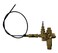 PRO-EDGE INDUSTRIAL PNEUMATICS AND CONTROLS 12 Compression Top Inlet for Copper Tubing Combo Unloader Pilot Check Valve with Throttle Control Cable for 65HP Max Gas air Compressors 125150 PSI 36 Throt