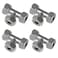 KOUTIANWU 4Pcs 34 Equal Tee Air line Fittings for 34 Inch Tubing Compatible with Garage Compressed Air Piping System Compressor Accessories for Shop Air Line Kit