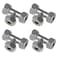 KOUTIANWU 4Pcs 34 Equal Tee Air line Fittings for 34 Inch Tubing Compatible with Garage Compressed Air Piping System Compressor Accessories for Shop Air Line Kit