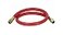 PneumaticPlus RED EPDM Synthetic Rubber Air Water Hose 12 ID x 084 OD with 12 NPT Swivel Male Fitting Connections 3 FT