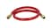 PneumaticPlus RED EPDM Synthetic Rubber Air Water Hose 12 ID x 084 OD with 12 NPT Swivel Male Fitting Connections 3 FT