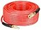 YOTOO Reinforced Polyurethane Air Hose 14 Inner Diameter by 100 Long Flexible Heavy Duty Air Compressor Hose with Bend Restrictor 14 Swivel Industrial Quick Coupler and Plug Red