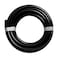 Quickun Pneumatic Tubing 12mm x 8mm PU Polyurethane Tube Air Hose Line for Air Compressor Fitting or Fluid Transfer Black 328ft10Meters