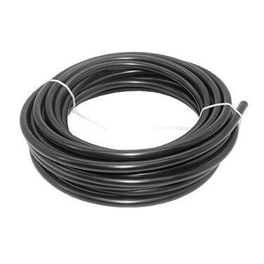 Beduan 12 mm OD Pneumatic Air Line Tubing Nylon Air Hose for Fluid Transfer or Air Brake System 164ft Black