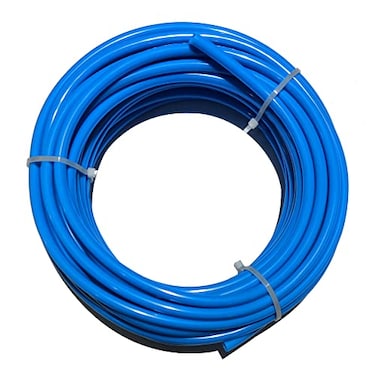 Beduan 8mm x 5mm 394ft 12 Meter Blue Pneumatic Tubing Pipe PU Polyurethane Air Compressor Tubing Hose Pipe Line Fluid Transfer