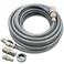 JACO Superior Products JACO ViperFlow Polyurethane Coiled Air Hose Kit 14 x 30 ft Storm Gray