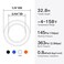 Quickun PU Polyurethane Tube Air Hose Line 18 OD 10M Length Clear for Air Compressor or Fluid Transfer