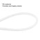 Coufce Pneumatic Tubing 18 OD PU Polyurethane Air Line Hose Clear Nylon Pipe for Fluid Transfer Air Brake Compressor Fitting 328 FT