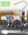 Nahntaipy Compressor Jumper Hose 12 NPT Male 20 Length 450 PSI 750F with Two 12 Male Adapters Both Sides Fittings Rotate Freely