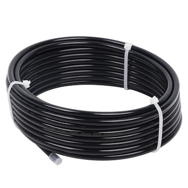 LokoCar Nylon Air Line 50ft 14 OD Pneumatic Nylon Tube DOT Approved SAE J844 Airline For Air Brake Tubing or Fluid Transfer Black