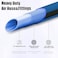 SANFU Hybrid Air Hose LeadIn 14ID x 10FT 300PSI Durable Lightweight With 14 Aluminum 3IN1 Quick Coupler and Plug Bend Restrictors BlueBlack10
