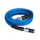 SANFU Hybrid Air Hose LeadIn 14ID x 10FT 300PSI Durable Lightweight With 14 Aluminum 3IN1 Quick Coupler and Plug Bend Restrictors BlueBlack10