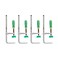 MICROJIG Matchfit DVC850AP 2In1 Track And InLine Dovetail Clamp 4Pack Green
