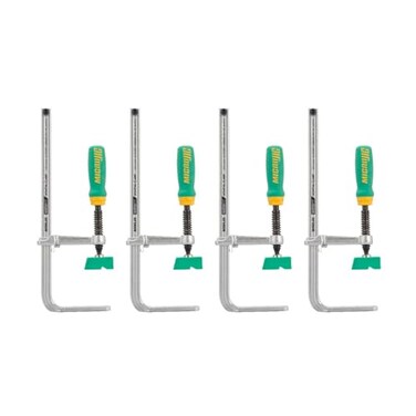 MICROJIG Matchfit DVC850AP 2In1 Track And InLine Dovetail Clamp 4Pack Green