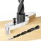 BATODA Dowel Jig Kit for Floating Shelf Bracket 12 inch Drill Bit Included Doweling Jig for Floating Shelf Hardware make Hidden Shelf Brackets for Invisible Shelves Aluminum