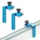 POWERTEC 3 Fence Flip Stop for Table Saw Miter Saw and Drill Press T Track Accessories for Woodworking 2PK 71367P2