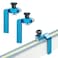 POWERTEC 3 Fence Flip Stop for Table Saw Miter Saw and Drill Press T Track Accessories for Woodworking 2PK 71367P2