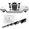 EVALD Dowel Jig Kit for Floating Shelf Bracket 12 inch x 98 inch Drill Bit Doweling Jig for Shelves and Mantels Hardware Kit for Hidden Shelf Brackets Floating Shelf DIY Woodworking Tool
