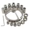 BTMIEY BestTeam Straight Hole Drilling Positioner 90 Degree Drill Guide 567891012mm Drill Bit Hole Puncher Locator Jig Stainless Steel Bushing Woodworking Tools 16