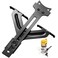 Haiouus DNP618 Edge Guide for Fixed Base Compact Router Compatible With DEWALT DWP611 Router PORTERCABLE 450 451Adjustable for Quick Attachment To Router Mounting Base Fits Router DCW600B DW6913 etc