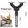 Haiouus DNP618 Edge Guide for Fixed Base Compact Router Compatible With DEWALT DWP611 Router PORTERCABLE 450 451Adjustable for Quick Attachment To Router Mounting Base Fits Router DCW600B DW6913 etc