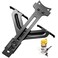 Haiouus DNP618 Edge Guide for Fixed Base Compact Router Compatible With DEWALT DWP611 Router PORTERCABLE 450 451Adjustable for Quick Attachment To Router Mounting Base Fits Router DCW600B DW6913 etc