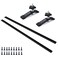 Hot Favorable Aluminum 2pk 36 TTrack for Woodworking with 2pk HoldDown ClampsWoodworking and ClampsFine Sandblast Black Anodized