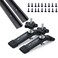 Hot Favorable Aluminum 2pk 36 TTrack for Woodworking with 2pk HoldDown ClampsWoodworking and ClampsFine Sandblast Black Anodized