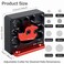 AMUSCHAT 11pcs Dowel Maker Jig Kit 51634 Adjustable Electric Drill Milling Wood Round Rod Auxiliary Tool 2 Wrench 1 Nail Head 1 Drill Bit 3 Fixing Screws 1 Spare Blade 2 Sanding Sponges