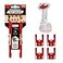StealthMounts Tool Holder Compatible with Milwaukee M18 4 Pack Red StealthMounts Locking Tool Mounts Made in The UK