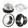 O'SKOOL OSKOOL 4 Magnetic Dust Collection Fittings Kit Quick Connect Hose Port and Connectors for Woodworking Dust Collection Systems DC06