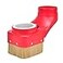 Daedalus NL330 CNC Dust Shoe 80mm Red