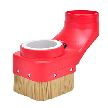 Daedalus NL330 CNC Dust Shoe 80mm Red