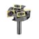 SpeTool 22 Flute Slab Flattening Router Bit 14 Shank 114 Cutting Dia Carbide Insert Spoilboard Surfacing Bit with ATS Coating for Softwood Hardwood MDF