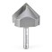 Amana Tool 45751 Carbide Tipped VGroove 90 Deg x 114 Dia x 1516 x 14 Shank