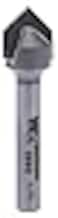 Whiteside Router Bits Whiteside 1502 V Groove 90 Degree Included Angle Router Bit 12 Inch Cutting Diameter 14 Inch Point Length 14 Inch Shank 178 Inch Overall Length