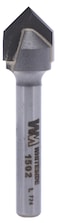 Whiteside Router Bits Whiteside 1502 V Groove 90 Degree Included Angle Router Bit 12 Inch Cutting Diameter 14 Inch Point Length 14 Inch Shank 178 Inch Overall Length