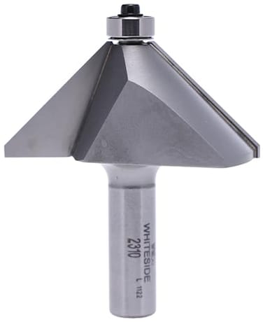 Whiteside Router Bits 2310 Chamfer Bit with 45Degree 112Inch Cutting Length