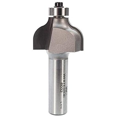 Whiteside Router Bits 6032 Drawer Edge Finger Pull Bit with 114Inch Large Diameter and 34Inch Cutting Length