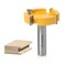 POWERTEC Slab Flattening Router Bit 12 Shank 2 Diameter 12 Cutting DepthWoodworking Surfacing Bit for CNC Machine Wood Milling Live Edge Wood Planing 73055