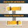 POWERTEC Slab Flattening Router Bit 12 Shank 2 Diameter 12 Cutting DepthWoodworking Surfacing Bit for CNC Machine Wood Milling Live Edge Wood Planing 73055