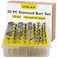 Drilax 50 Pc Diamond Rotary Tool Bits Set 120 Grit Carving Engraving Burr Kit 18 Inch Shank Compatible with Dremel for Stone Rock Glass Ceramics Polishing Shaping