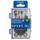 Dremel EZ72701 EZ Lock Sanding Grinding Rotary Tool Accessories Kit 18Piece Assorted Set Perfect for Detail Sanding and Sharpening