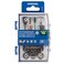 Dremel EZ72701 EZ Lock Sanding Grinding Rotary Tool Accessories Kit 18Piece Assorted Set Perfect for Detail Sanding and Sharpening